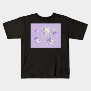 Bright lurid beautiful coronavirus cells Kids T-Shirt